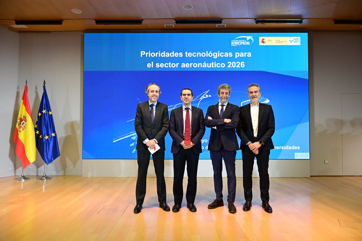 CDTI_innovacion's tweet photo. 📸 Jornada de la Plataforma Tecnológica Aeroespacial Española #PAE y el @CDTI_innovacion sobre los desafíos de la #aviación, las prioridades tecnológicas del sector #aeronáutico y los instrumentos disponibles para su financiación  ✈️

#AyudandoCrearFuturo #AyudasCDTI #InnovaciónAeronáutica #Tecnología