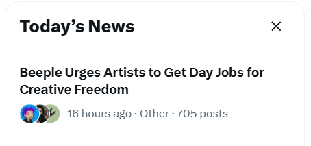 beeple tweet media