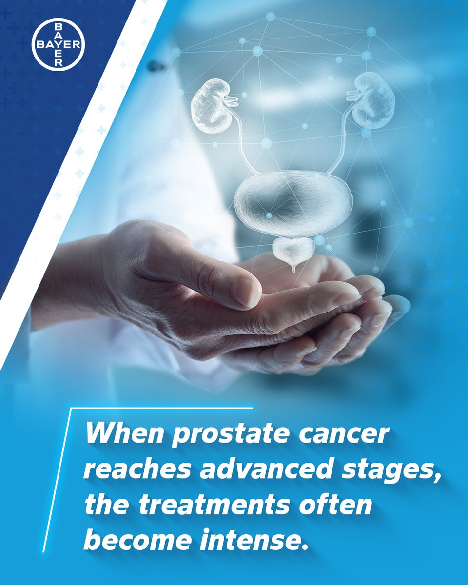 BayerMiddleEast's tweet photo. For patients with advanced prostate cancer, treatment decisions require balancing efficacy, tolerability, and quality of life. 🛡️

Stay tuned as we prepare for a significant moment for oncology care in the Middle East. ⏳

#Bayer #HealthForAll #HungerForNone https://t.co/XzR1NLbOIt