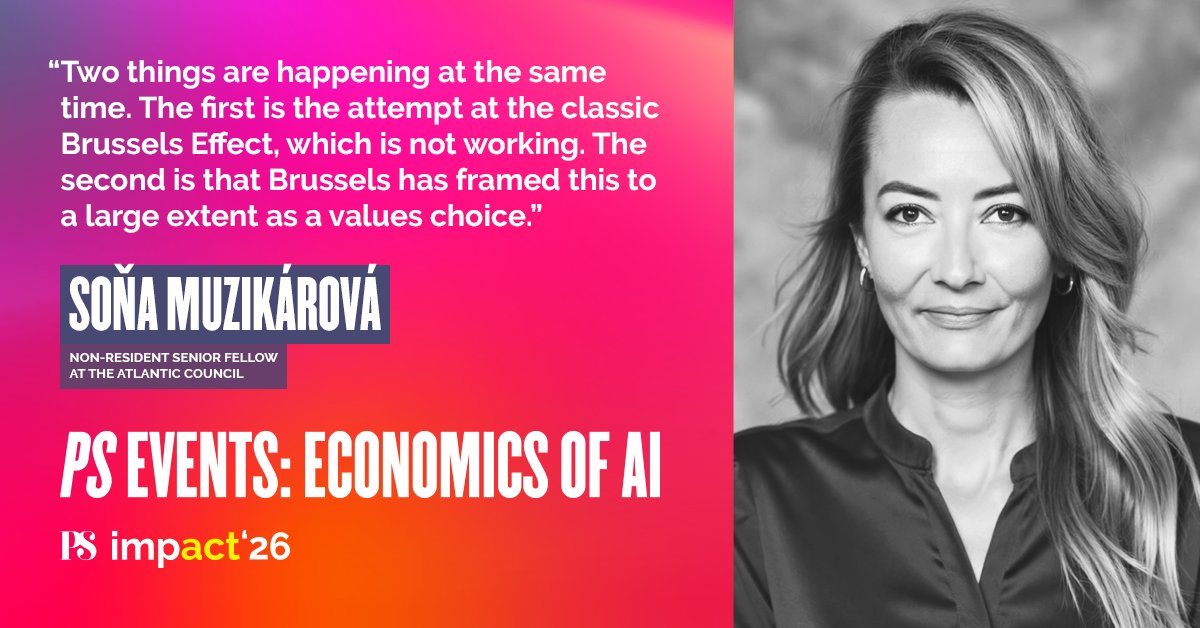 ProSyn's tweet photo. Soňa Muzikárová of the Atlantic Council considers the factors impeding progress on AI in Europe. #PSEvents @ImpactCEE
https://t.co/CudcfU8HWu https://t.co/FPoDoQKmh5