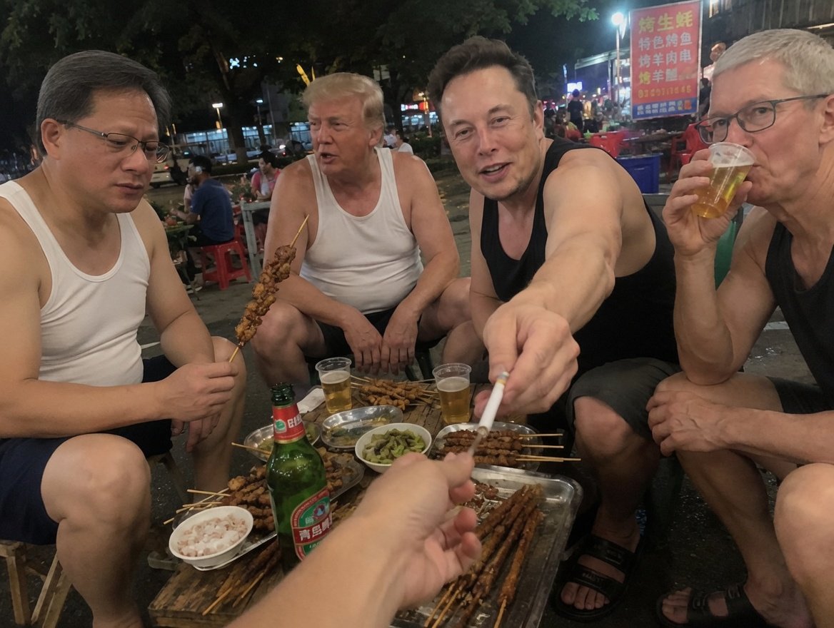 TripInChina's tweet photo. Thank you, Musk. but I don't smoke.😃😃
Welcome to China, and welcome to Lishui for your journey. https://t.co/VFGDHA3Te9