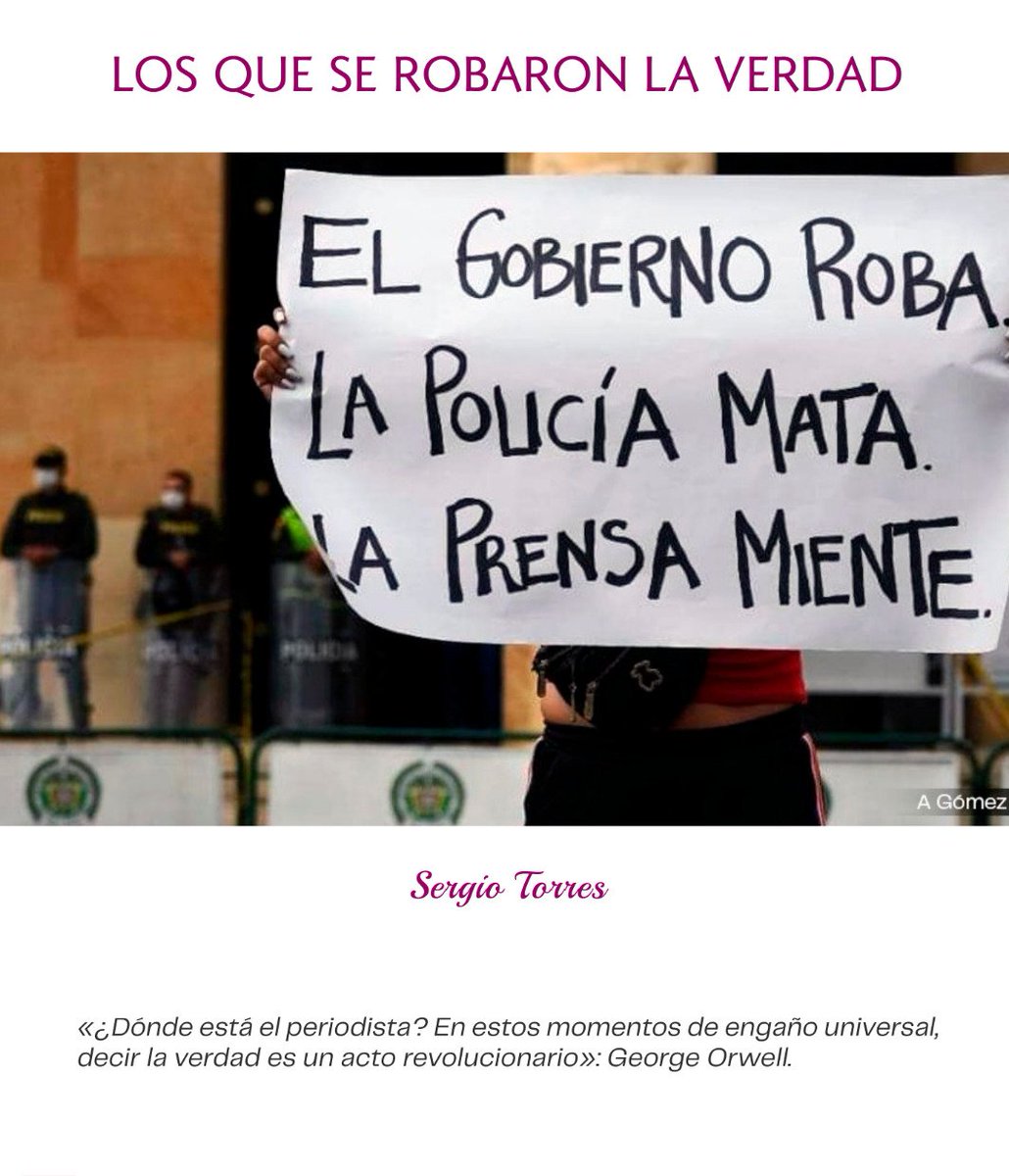 DDPazELN's tweet photo. La mentira es un arma de guerra; quienes cumplen con instalarla para manipular, ganar electores o exonerar genocidas, se convierten en delincuentes de la información.
Robar o secuestrar la verdad solo contribuye a ese modelo de guerra, que pretenden perpetuar. https://t.co/GF04RlnwXf