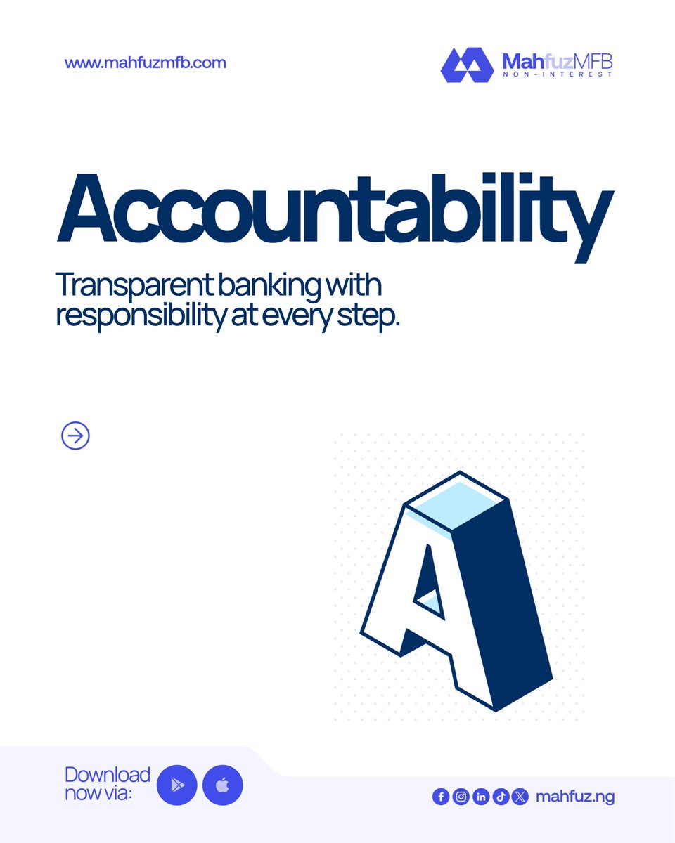 MahfuzNg's tweet photo. Six letters…. Same mission 

At Mahfuz, we are not just another bank. We are built on values. 

#viral #BankingSystem https://t.co/aKrgFOHf6S