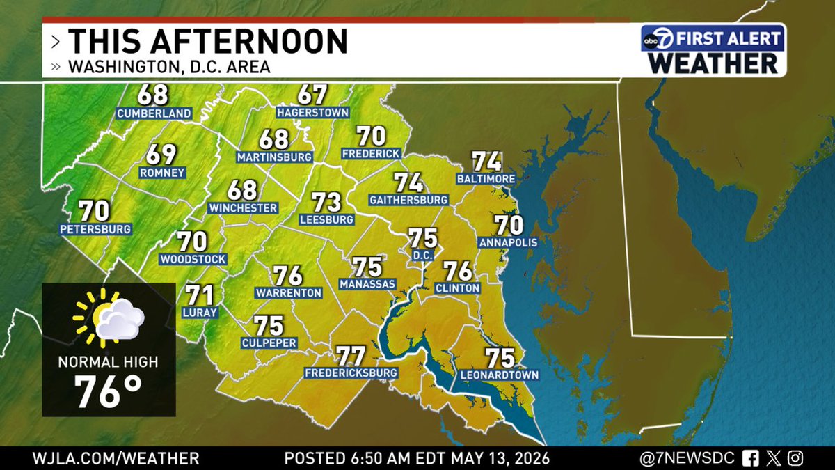 7News DC First Alert Weather tweet media