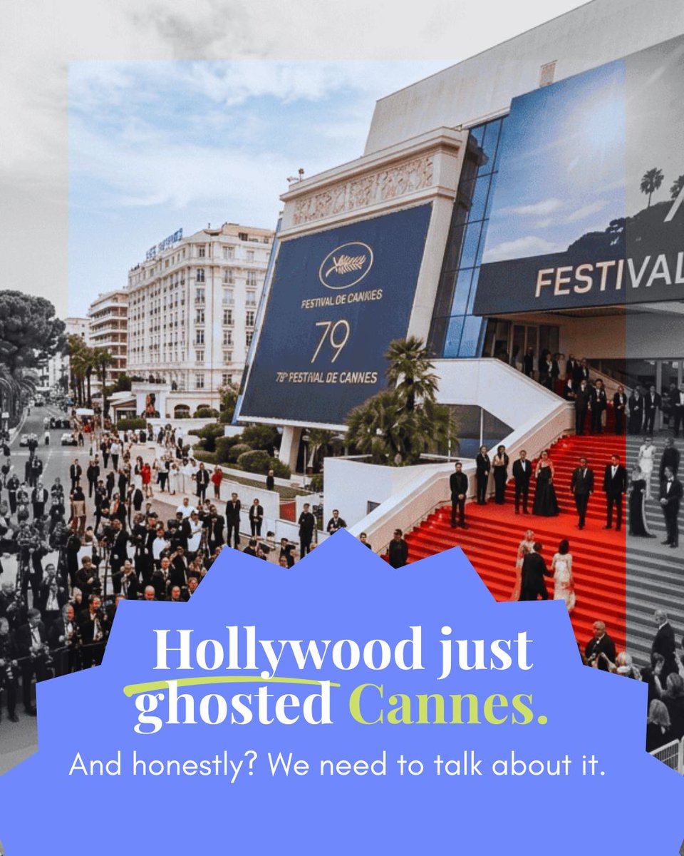 overshoot_in's tweet photo. Hollywood's absence from the Festival de Cannes isn't accidental. There's a reason — and it's bigger than one film. https://t.co/XOVAVIK3We
