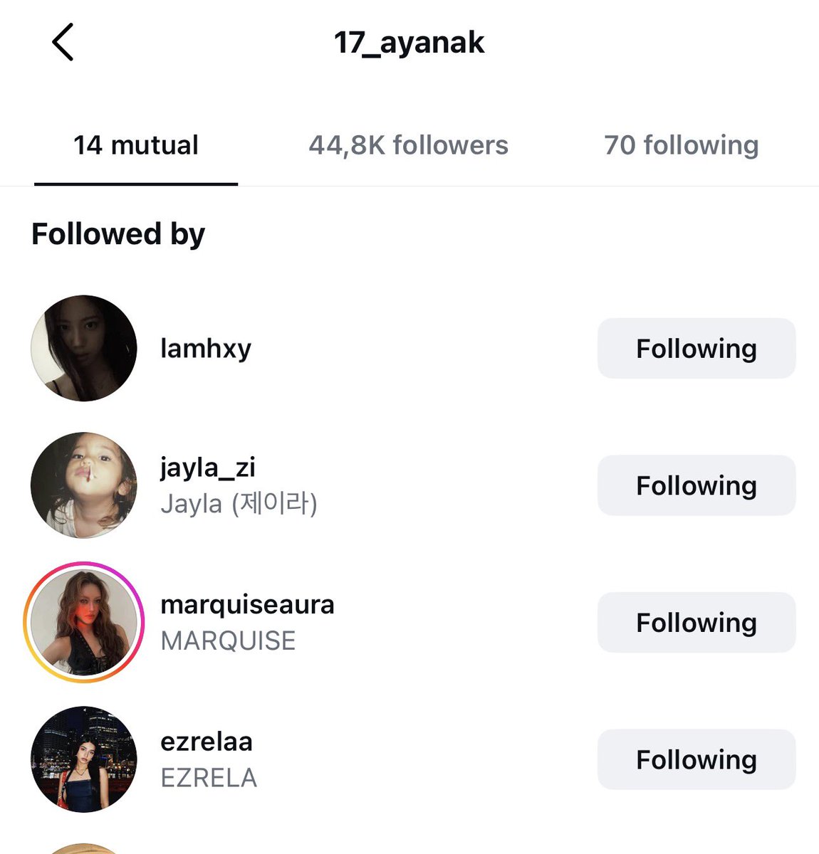 ayanakpics's tweet photo. Marquise and Ezrela from Dream Academy have started following Ayana on instagram 👀 https://t.co/nfVhHFgxYn