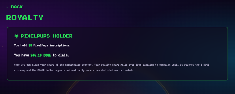 PixelPups20's tweet photo. Hope this day comes fast =)
Royalties flowing back to the PixelPups holders. ๐ถ๐ธ
Build together. Grow together. Reward the holders who believed early. ๐ฅ
#pixelpups #doginals #doge https://t.co/Vrypc7RKwK https://t.co/yKAdKoXCt3