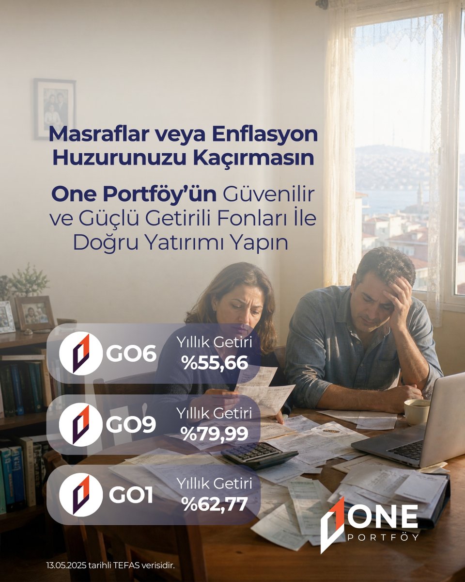oneportfoycomtr's tweet photo. Enflasyon ve artan masraflar uykunuzu kaçırmasın. 🌙 

One Portföy’ün güçlü getiri performansına sahip GO6, GO1 ve GO9 fonları ile birikimlerinizi profesyonelce yönetin, geleceğe güvenle bakın. 📈

Tüm banka ve aracı kurumların yatırım fonu bölümünden ONE Portföy Fonları'nı aratın, #GO6, #GO9 ve #GO1’i bulun ve yatırım yapmaya başlayın!