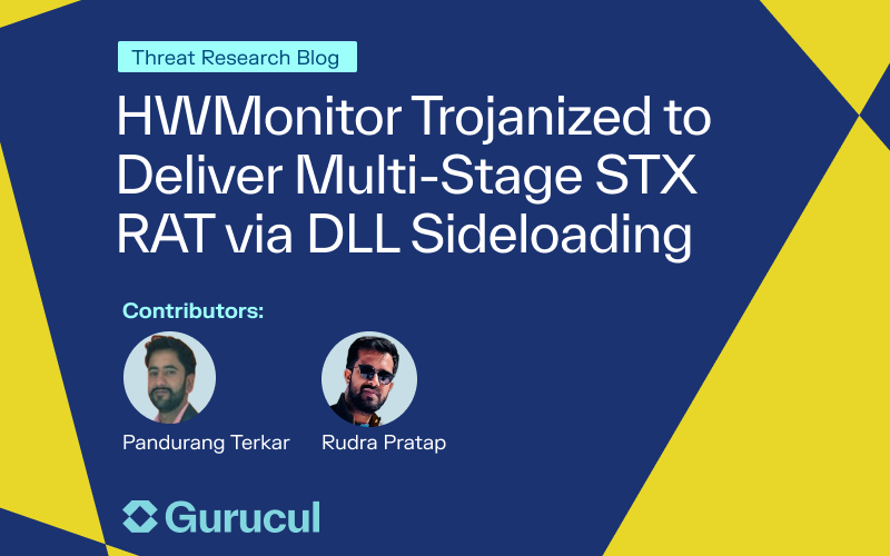 Gurucul's tweet photo. Trusted software.
Hidden malware.

A trojanized HWMonitor package was used to deploy multi-stage STX RAT malware through DLL sideloading and memory-only execution.

Modern threats blend in—not stand out.
https://t.co/yv2o0jjlHR https://t.co/eTJZWhA9rd