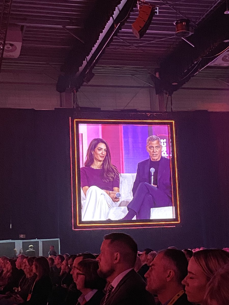 michalsuchora's tweet photo. George Clooney na @ImpactCEE „Prawa człowieka, demokracja i wolność prasy nie są dane na zawsze. Dzieci tych, którzy te wartości wywalczyli muszą sobie z tego zdawać sprawę. Nic nie jest dane na zawsze. Ta walka nigdy się nie kończy” #demokracja https://t.co/w7hNkqsQem