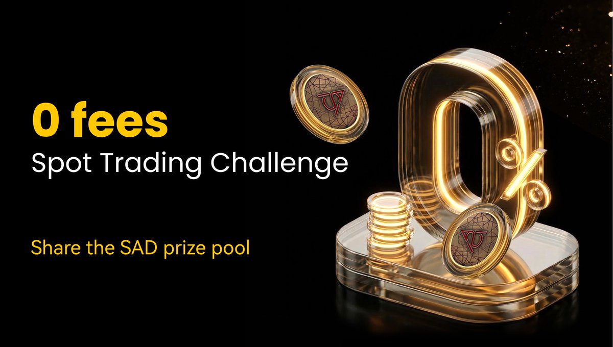 WEEX_Official's tweet photo. 🎁 $SAD airdrop: 8,475 SAD!Unlock 0-fee trading and multiple rewards

📅 05/13/2026, 10:00:00 - 05/20/2026, 10:00:00 (UTC)

👉 Join:https://t.co/NQSFKnQcV6
👀 Follow: @WEEX_Official
❤️ RT + LIKE

#Airdrop #blockchain #tradetoearn #bitcoinprice #ethereumprice https://t.co/U8Hr66ZTdO