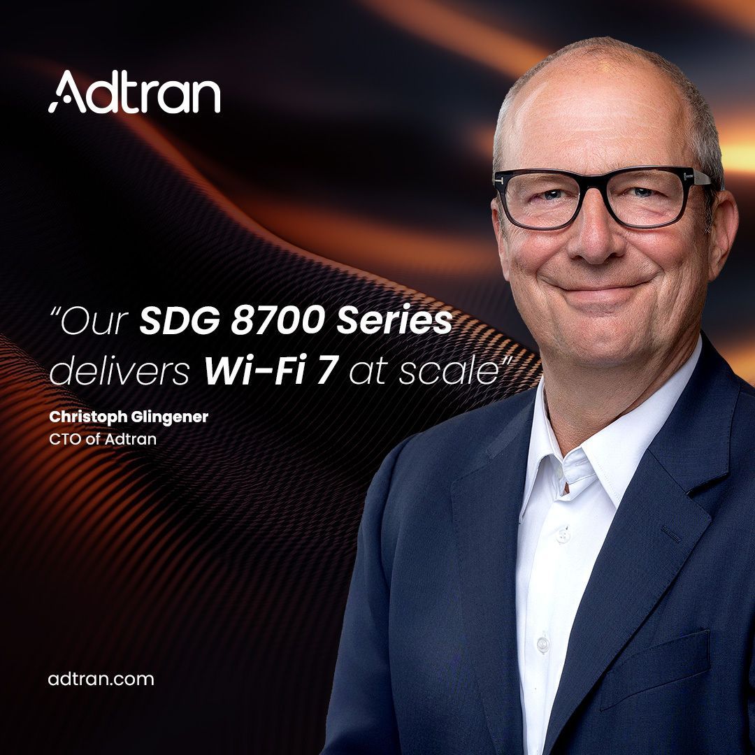 garethspence's tweet photo. Adtran just launched new SDG 8700 devices to help service providers rapidly accelerate the rollout of Wi-Fi 7. 🚀

Take a look at what this means for in-home connectivity 🔗 https://t.co/NeM8OJ85Fj https://t.co/beOKVTFpNQ