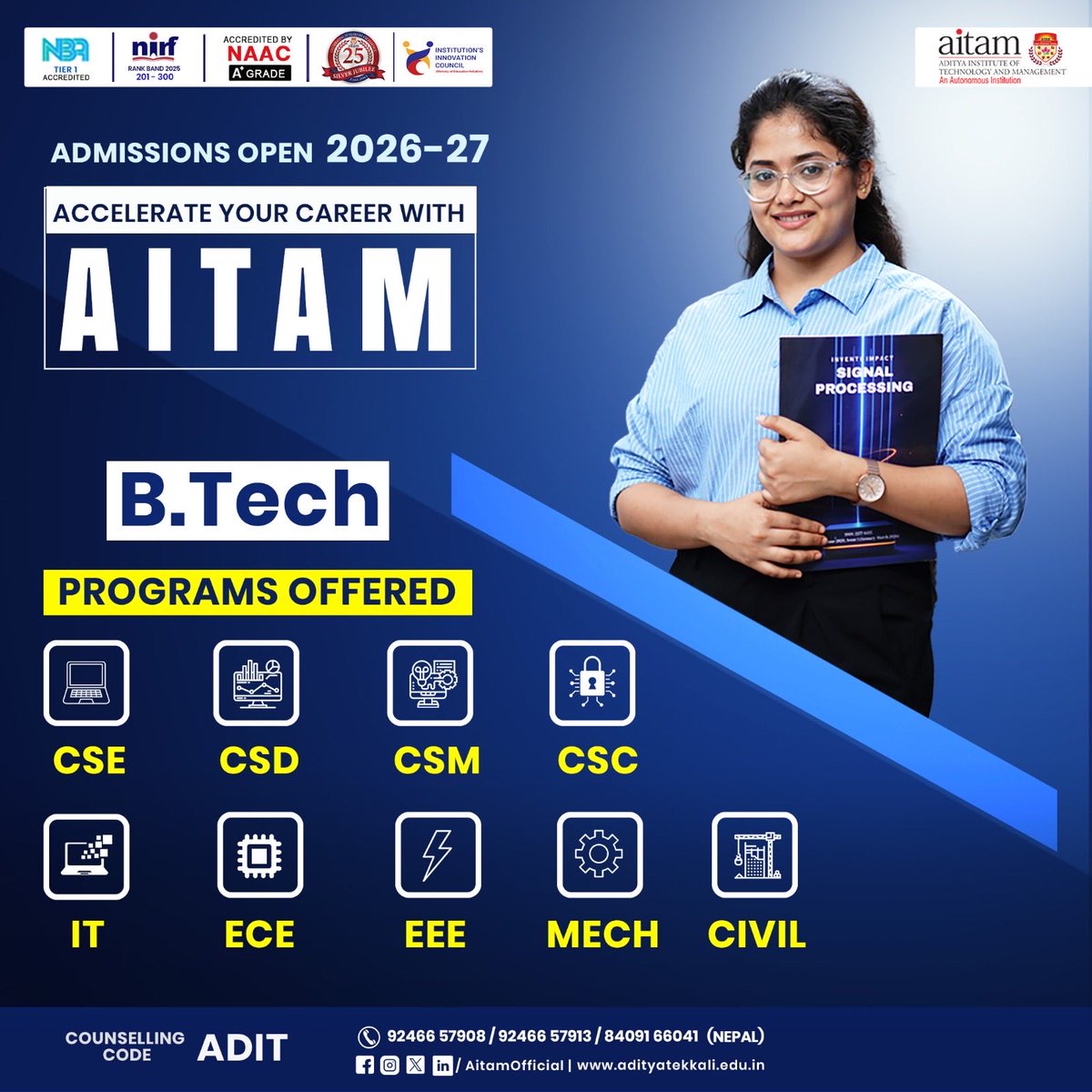 AITAM, Tekkali tweet media