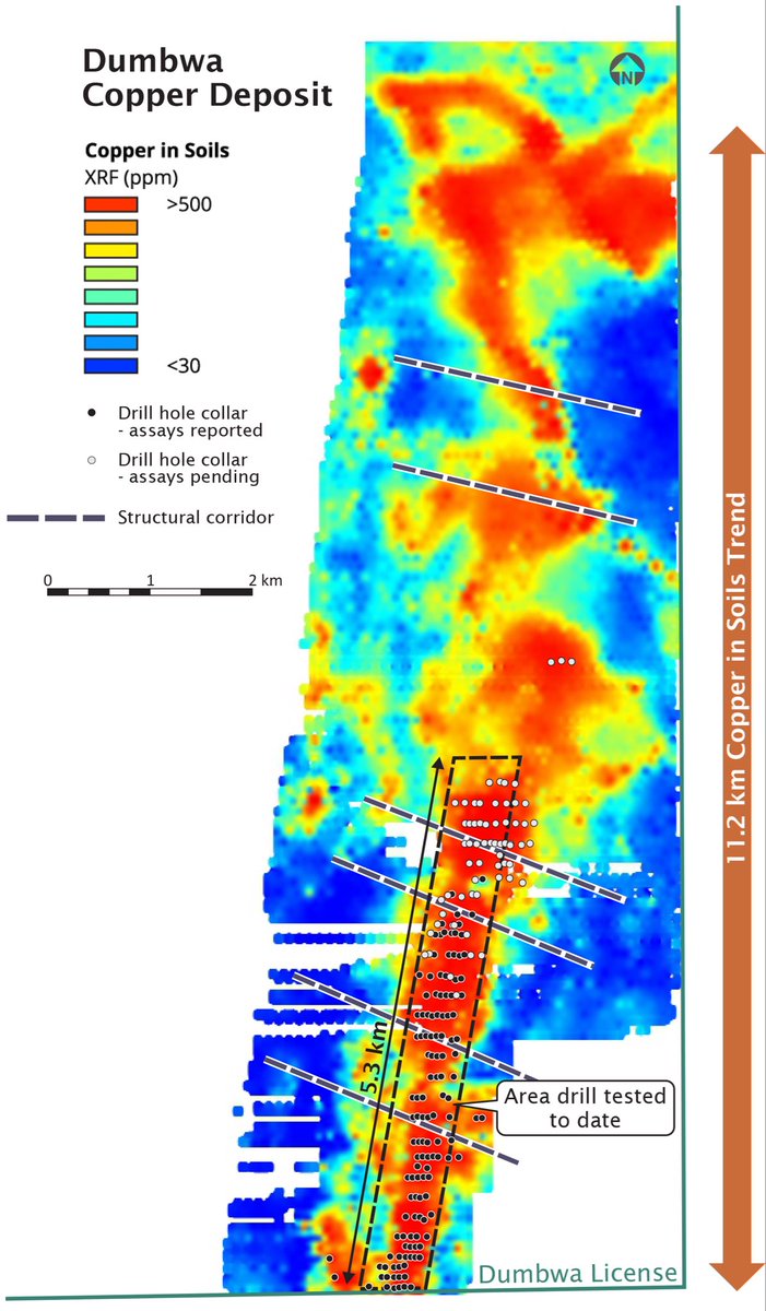 MidnightSunMine's tweet photo. NEWS
May 13th, 2026
Midnight Sun Extends Dumbwa Copper Deposit to Over 5.3 Kilometres; Remains Open Along Strike With Drilling Ongoing
https://t.co/iW73pnXi1v
$MMA.V $MDNGF
#Copper #Zambia #midnightsunmining https://t.co/2XFTvPdgsw