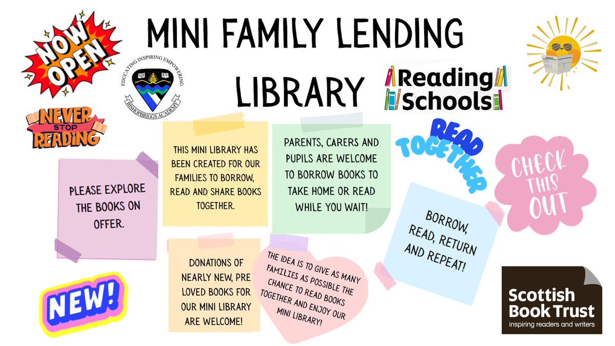 Bishopbriggs Academy Library tweet media