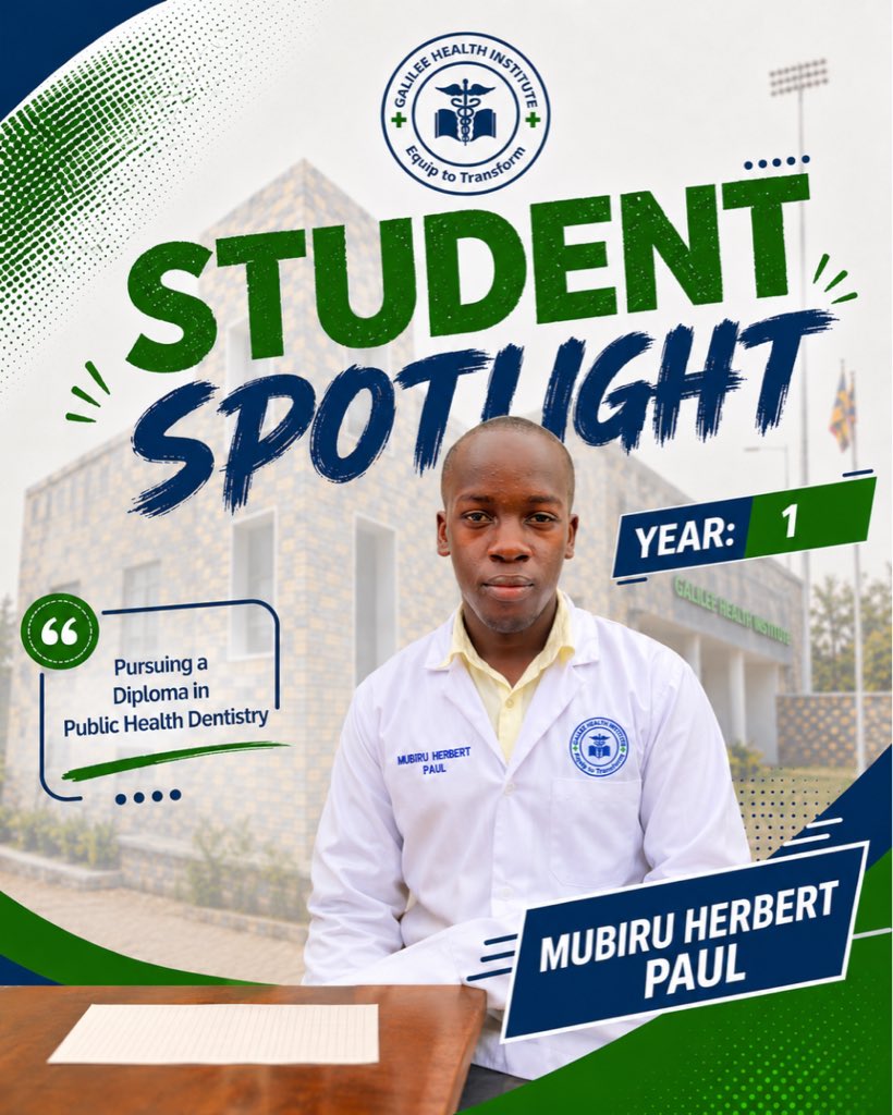 ghicampus's tweet photo. Meet Herbert Paul |  Student of Public Health Dentistry at GHI. 
The hands that build the smiles.  Swipe to meet him and discover this incredible career path. 

#PublicHealthDentistry #GalileeHealthInstitute #StudentSpotlight #2026julyintake https://t.co/v1SaxWfJWV