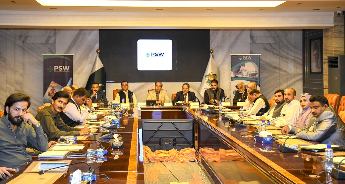 PakSingleWindow's tweet photo. PSW, in collaboration with the Directorate General of Trade Organizations (DGTO), conducted a #ChangeManagement session at @IslamabadCCI on the digitalization of DGTO processes under its broader mandate to enable a modern, data-driven trade facilitation ecosystem.
 
During the session, PSW presented the proposed DGTO portal, highlighting redesigned digital workflows aimed at reducing procedural complexity, eliminating manual dependencies, and enhancing transparency, efficiency, and regulatory responsiveness across trade organization processes. The session brought together chambers of commerce, trade associations, and business councils from Khyber Pakhtunkhwa, Northern Punjab, and the Federal Area, reinforcing PSW’s consultative approach of embedding stakeholder engagement in system design and reform.
 
Stakeholders acknowledged the importance of structured digital transformation and highlighted the need for continuous engagement, capacity building, and user readiness to ensure effective adoption. The feedback and discussions will directly contribute to refining the system ahead of implementation, as PSW continues to drive collaborative reform efforts to strengthen Pakistan’s digital trade governance framework.