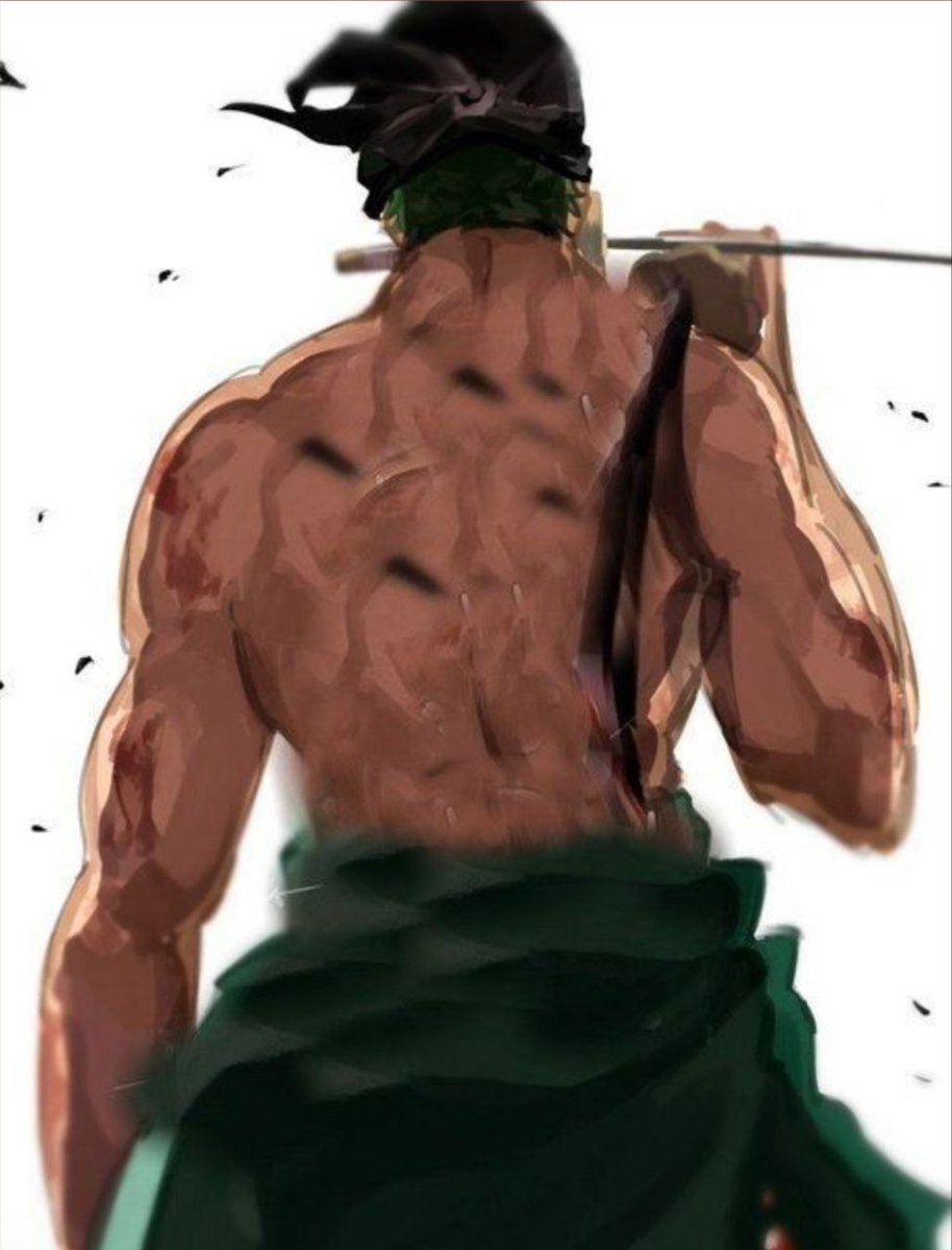 ZoroSantoryu11's tweet photo. "Scars on the back are a swordsman’s shame" ⚔️
A true swordsman never runs from a battle.
#ONEPIECE #ZORO https://t.co/BCC5CvBAwX