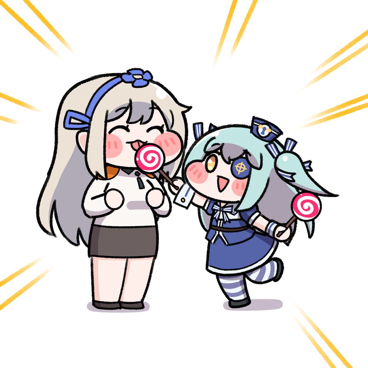 alterkero7's tweet photo. メンテ前のキャンディをもらったLRLちゃん
生放送楽しかったね！アイシャにもキャンディあげる！
#라스트오리진 #ラストオリジン https://t.co/dejHA5bAOZ