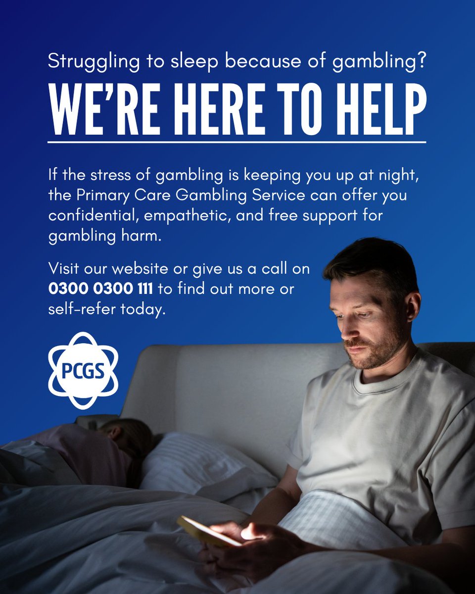 NHS Primary Care Gambling Service tweet media