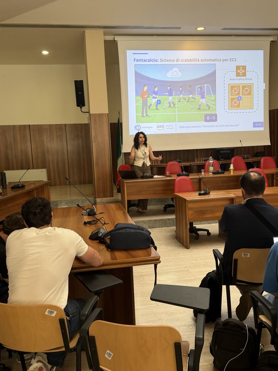 VMEnginesrl's tweet photo. 🤝🏻🎯 Abbiamo partecipato all’evento “Sicurezza Informatica e Tecnologie Cloud” promosso da @UniSalerno , portando il nostro punto di vista sulla #sicurezzainformatica.

Un bel momento di confronto tra #università, #imprese e studenti, con uno sguardo al futuro del territorio. https://t.co/CeNE3wHfQF