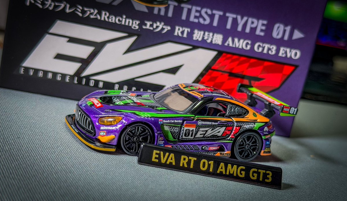tomica PREMIUM Racing EVA RT TEST TYPE 01 AMG GT3 EVO. 去年秋葉原
