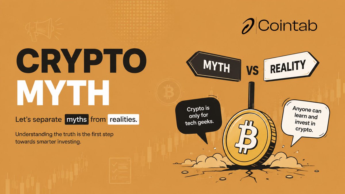 CoinTabNews's tweet photo. Myth-Busting Wednesday 😉

MYTH: All cryptocurrencies are the same.

FACT: Bitcoin, Ethereum, stablecoins, and memecoins all operate differently. Each has unique purposes, consensus mechanisms, and risk profiles. Calling them all "crypto" is like calling every vehicle a truck. 

MYTH: Crypto mining destroys the environment.

FACT: Over 60% of Bitcoin mining now uses renewable energy sources, a higher percentage than almost any other industry. And Ethereum cut its energy use by more than 99% when it moved to proof-of-stake in 2022. 

MYTH: The Bitcoin network has been hacked.

FACT: The Bitcoin network itself has never been hacked. The attacks people refer to were on third-party exchanges and services, not the Bitcoin protocol itself. 

Which one did YOU believe until recently? 👇
