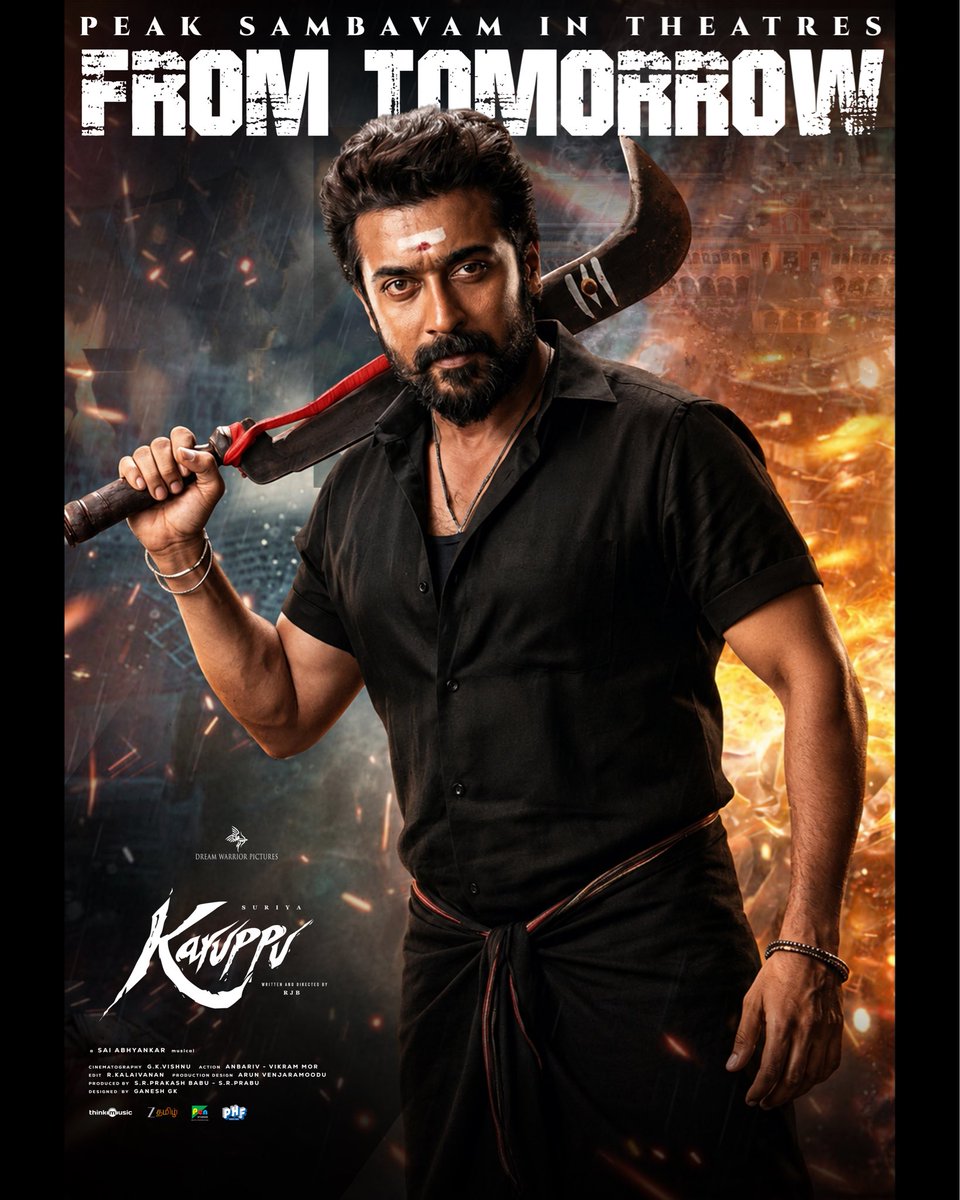 Ganeshkumar0071's tweet photo. Pariyeri ninnavan dhane🔥🔥
Urumari vandhurukkaane🔥🔥🔥
.
.
@irjbalaji @abhyankkar @dreamwarriorpictures @sakthifilmfactory @thinkmusicofficial @trishakrishnan 
.
.
#karuppu #rjbalaji #saiabhyankkar #suriya https://t.co/aX9zAM8Zne