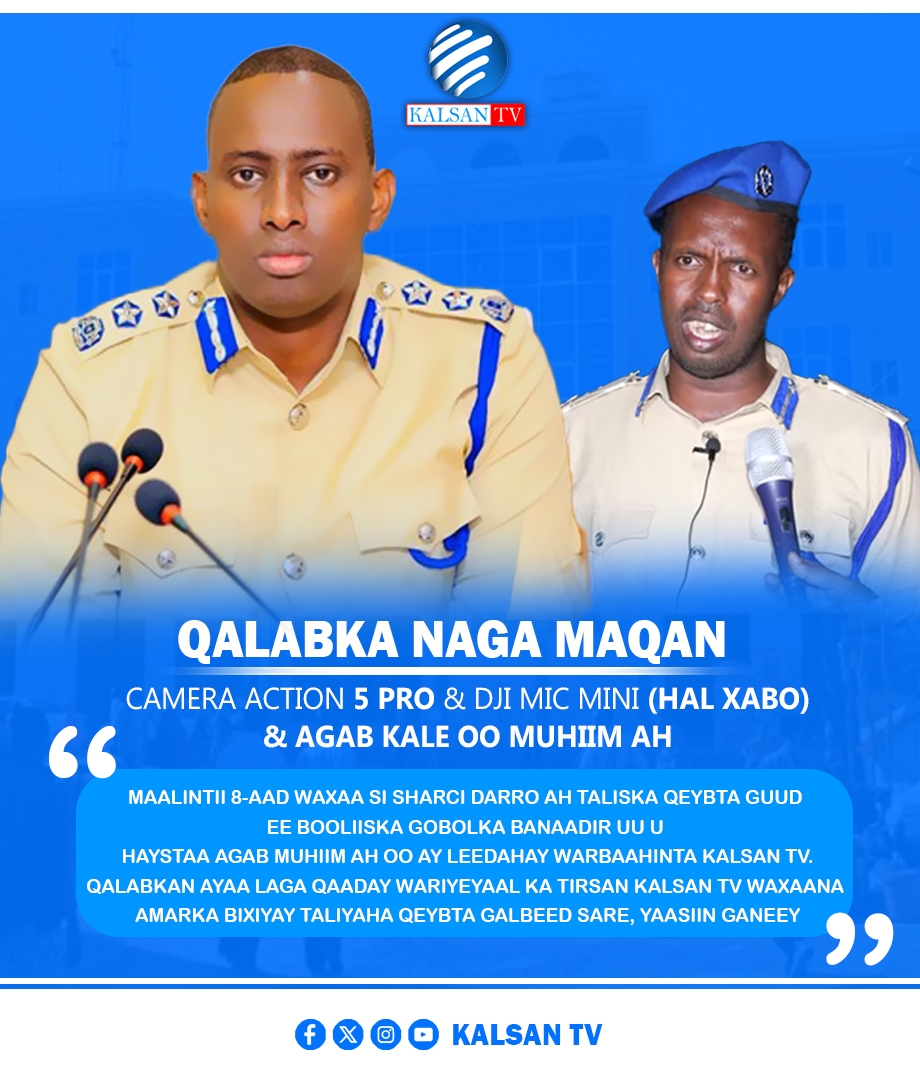 SOMWA4's tweet photo. 🚨 @SOMWA4 condemns the continued illegal detention of @KalsanTv  media equipment by the Banadir Regional Police for the 8th consecutive day.

The confiscated camera and broadcasting tools were seized from journalists while they were carrying out their professional duties. Such actions are a direct attack on press freedom and freedom of expression in Somalia.

We call on Somali authorities to immediately and unconditionally return the equipment and end the growing intimidation, harassment, and obstruction targeting journalists in Mogadishu.

Journalists must be allowed to work freely and safely without fear. 

Full report 👇🏾
https://t.co/TQpztCU7aN

#PressFreedom #Somalia #JournalismIsNotACrime