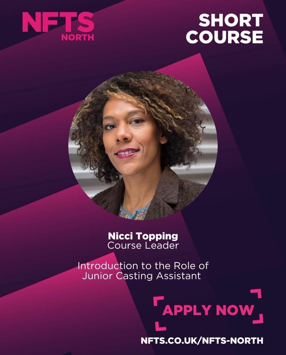 niccitopping's tweet photo. Only one week left until the course starts! ⏰️ 

Seats are filling up fast—secure your spot and don't miss this opportunity to gain industry insight to be a casting assistant.

🔗 https://t.co/kDOLNrpWSc https://t.co/9Vp4r4Bhl1