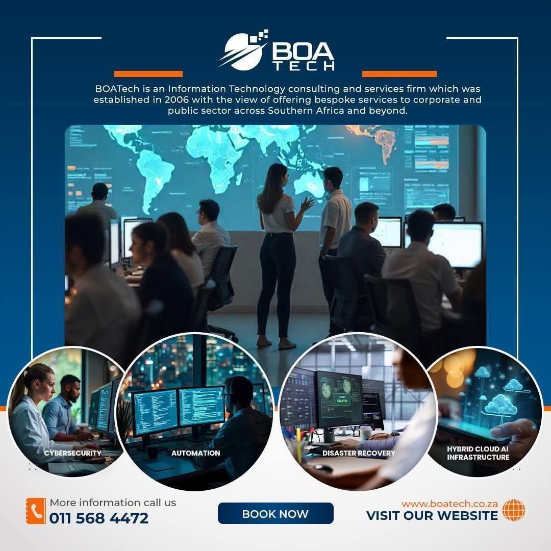 OfficialBoaTech's tweet photo. Ready to take your IT from reactive to resilient? 

BOATech partners with businesses to secure systems, streamline operations, and scale with confidence. Whether you need cybersecurity, cloud solutions, or full managed IT support  we’re here to help. https://t.co/BRuxb7G0AZ