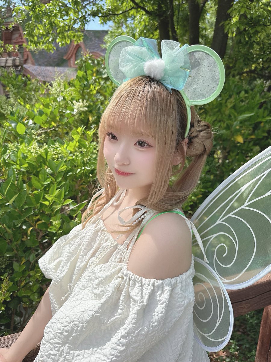 hinami28_'s tweet photo. Tinker bellコーデかわいいね💚💚 https://t.co/gGw6f5vSVY