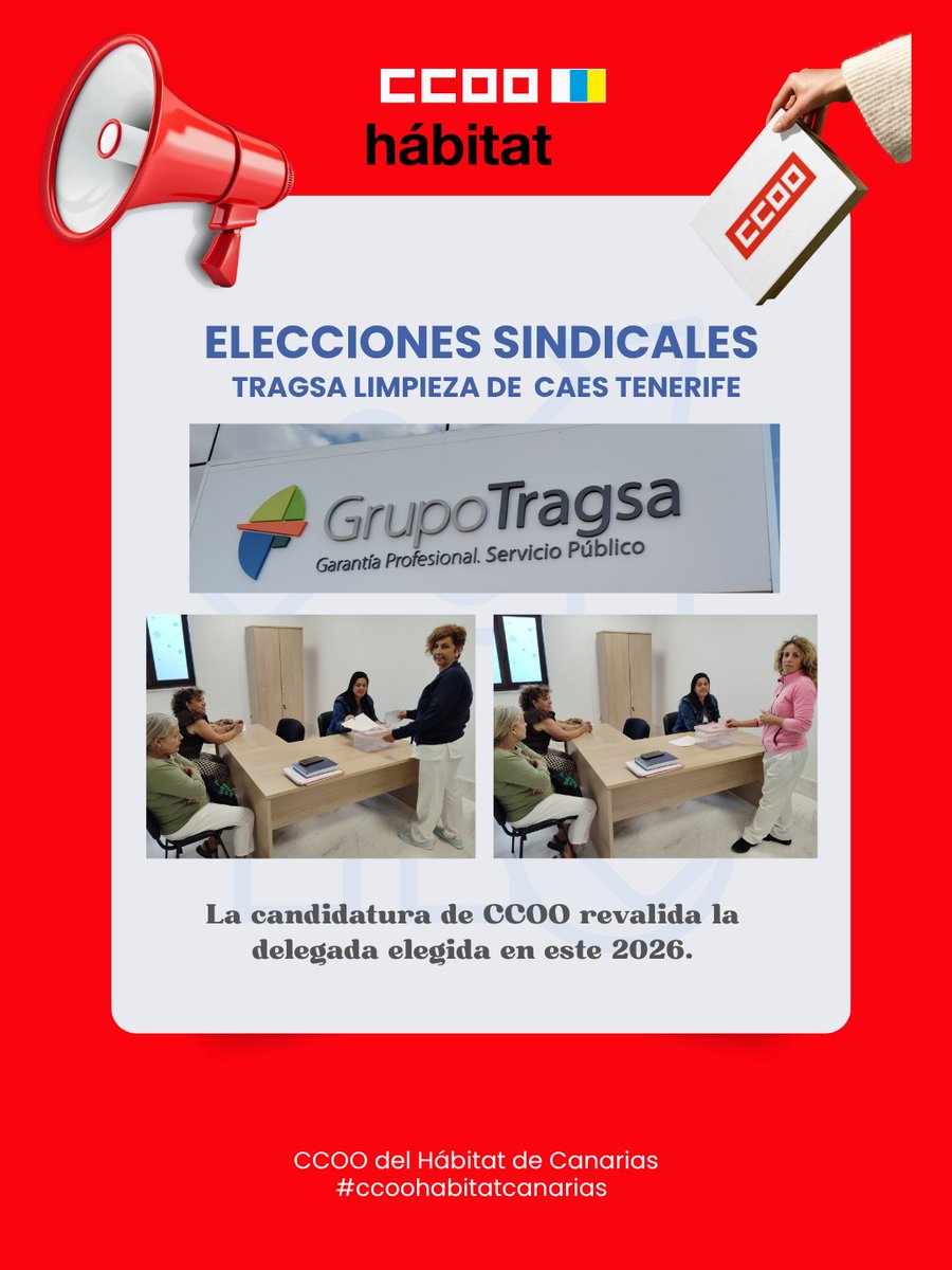 CCOOHabitat_CAN's tweet photo. ¡Seguimos sumando 2026!📢💪🎉.
#ccoohábitatcanarias https://t.co/eJnTjiEfAM
