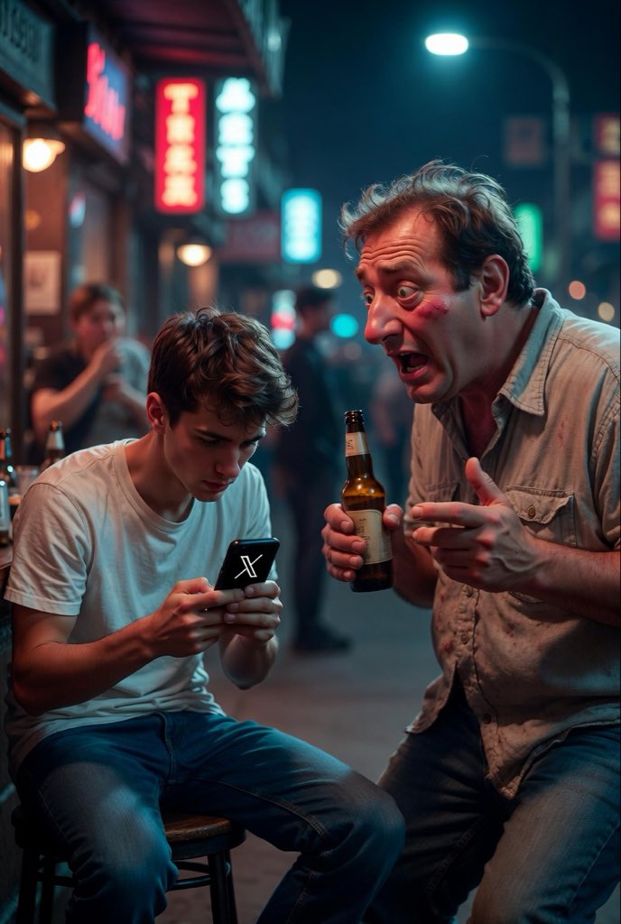 Anonimo__X__'s tweet photo. Hay quienes le dan por el alcohol, drogas, bingo, etc.
A nosotros nos dio por escribir en X.
#ValvulaDeEscape
#MiOpinion #Opiniones #MiPensamiento #Pensamientos
(Nota personal: la imagen me a salido que parece un chiste 🤣)
#BuenProvecho 🍽️, cuando os toque 😉 https://t.co/YvlVVAbhOK