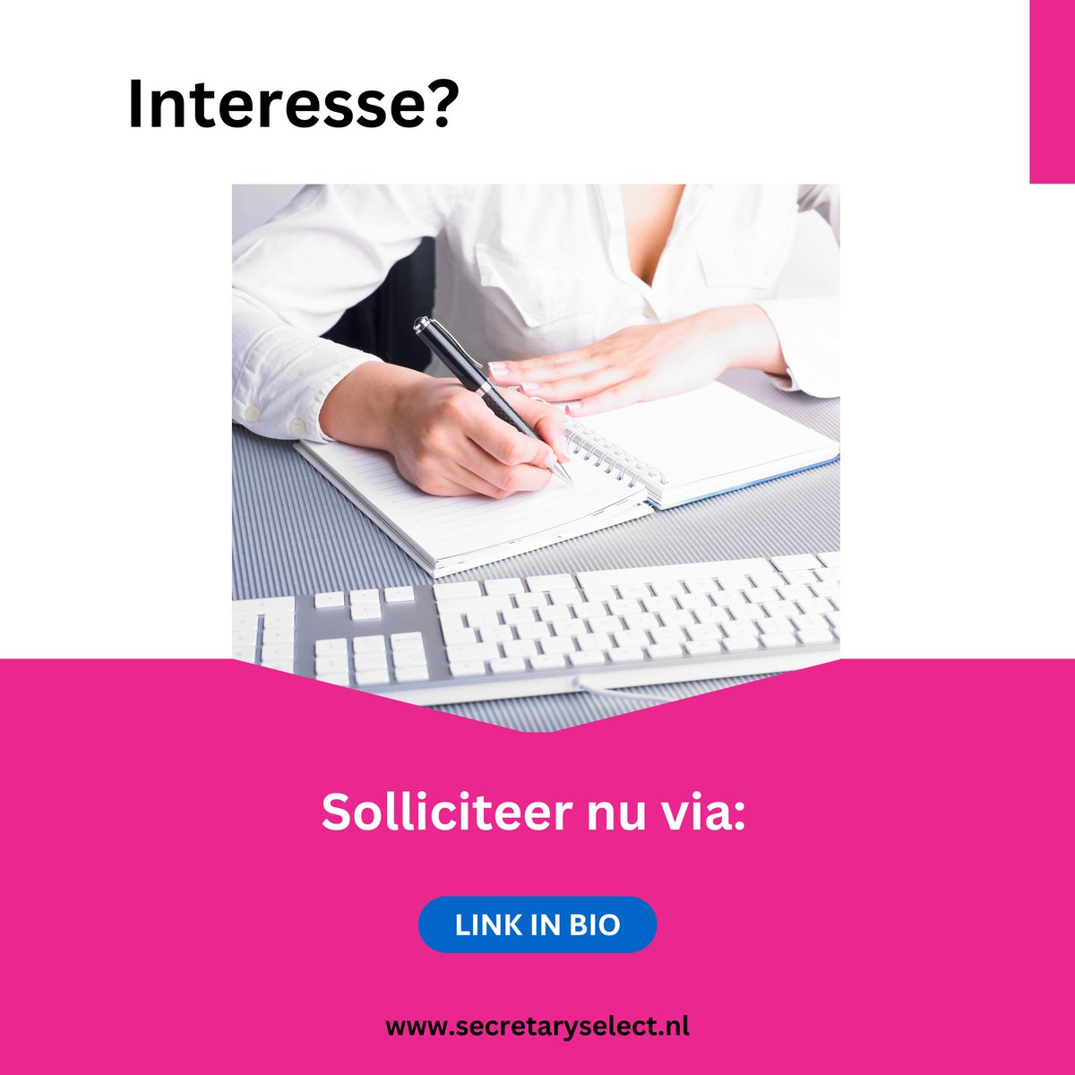 SecretarySelec's tweet photo. ✨ Vacature: Office Manager / PA in Den Haag (€4.200) ✨

📍 Den Haag
⏰ 24-32 uur
🎓 MBO/HBO
🏠 Hybride mogelijk
💰 Tot €4.200 o.b.v. 40 uur

Interesse? Solliciteer nu via:https://t.co/Ig0CNcTFKr https://t.co/uVhUCoB4o3