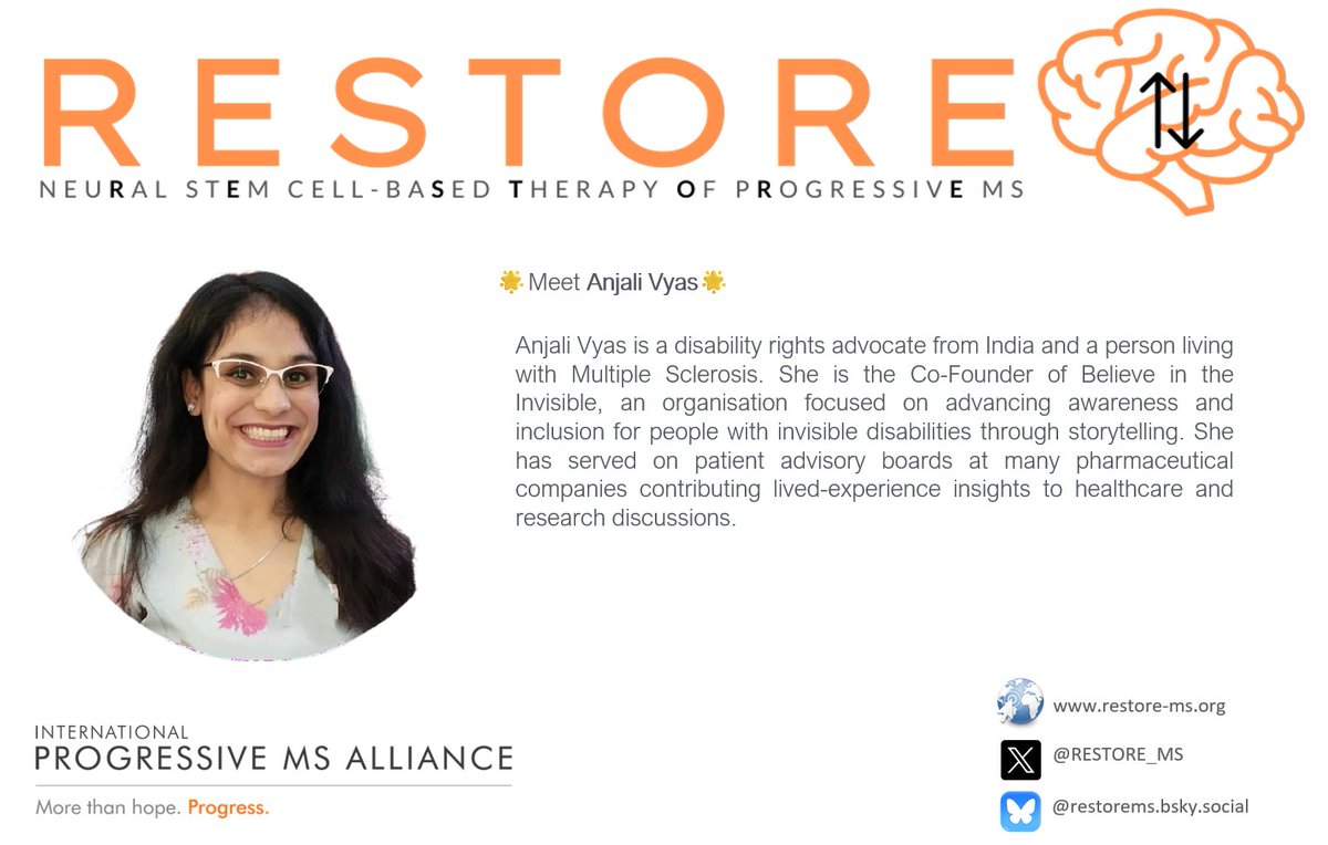 RESTORE_MS's tweet photo. We are proud to introduce the RESTORE PPI group, who reviewed our clinical trial protocol and provided invaluable feedback to shape the study.
Thank you for your time, insight, and lived experience helping ensure RESTORE reflects MS community priorities.
#MSResearch #PPI #RESTORE https://t.co/fk9wVXS0Rl