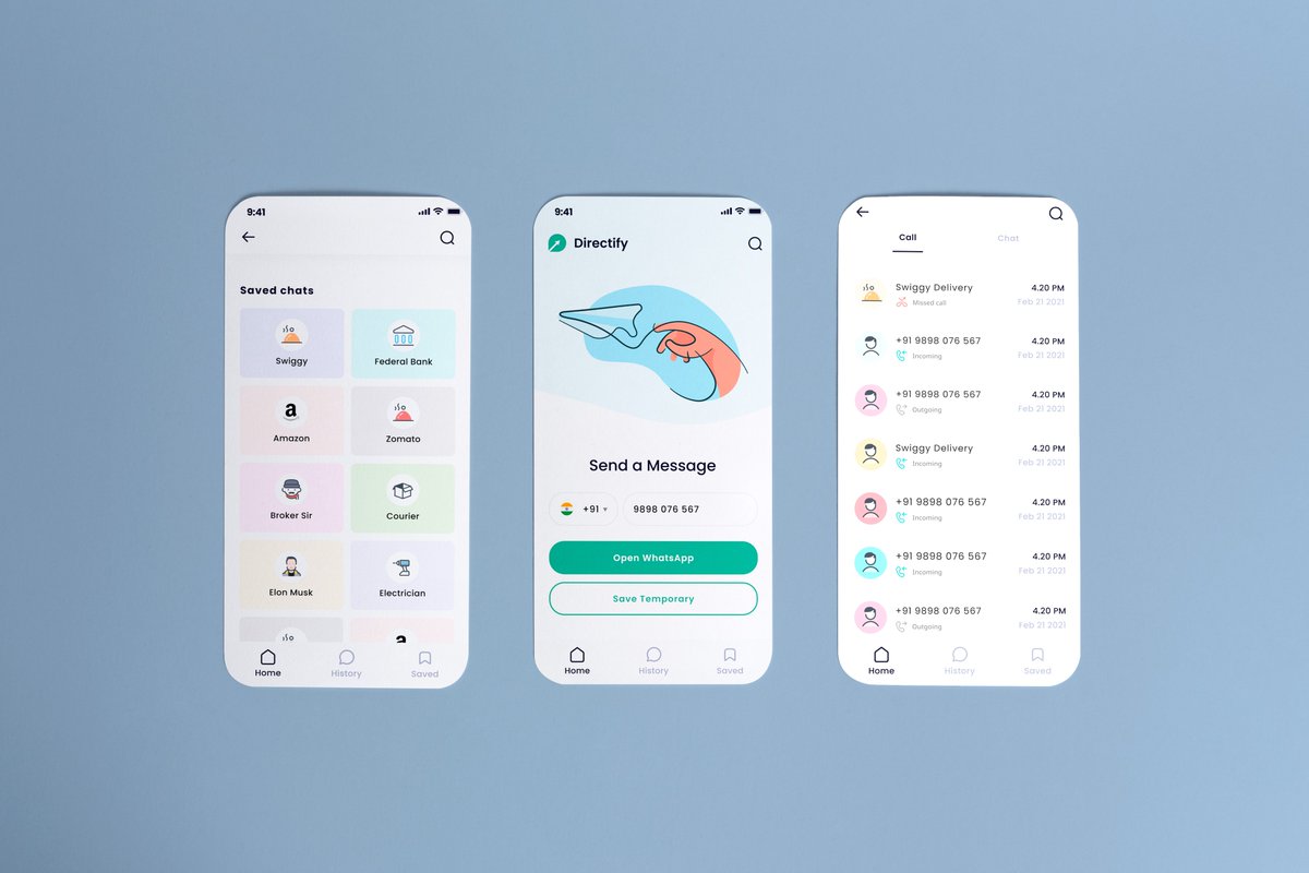 nabeelmkasim's tweet photo. Back when every UI had to earn its pixels.
Found one of my old explorations for a lightweight communication utility app called Directify. https://t.co/AgCqJqir7g