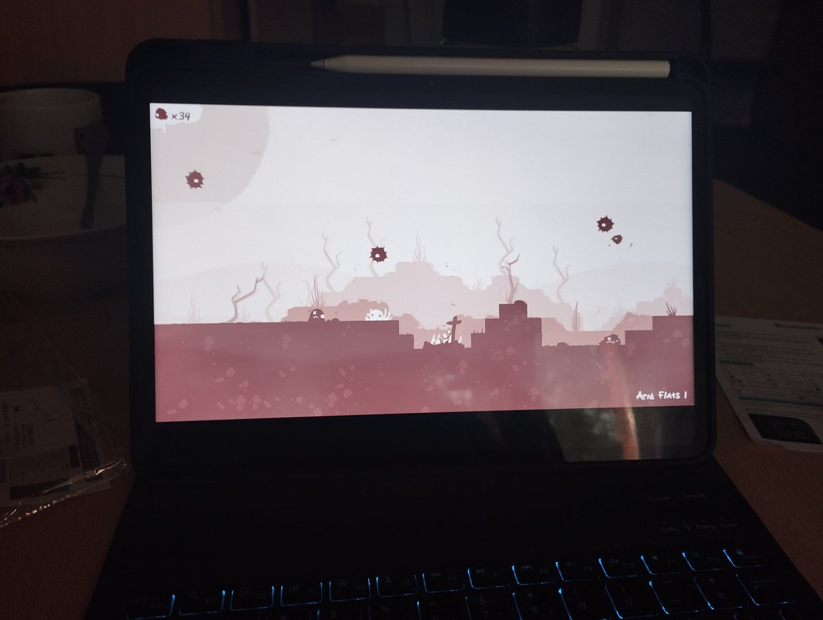 Lis_Fox_Fire's tweet photo. After 3-4 months, the keyboard for my tablet finally arrived
I can finally play The End is Nigh on it ☺️ https://t.co/YPlYO4DStw