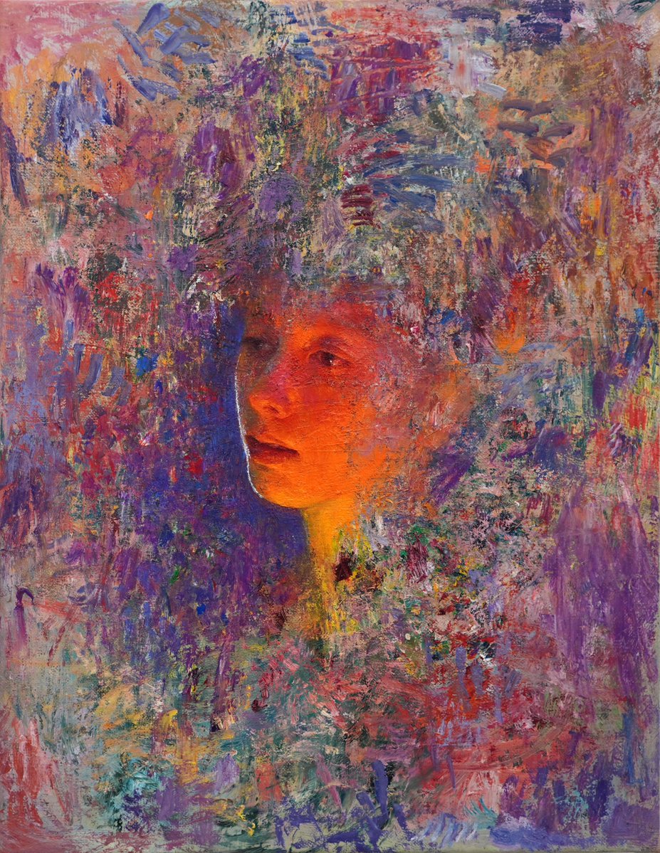 portrait #50 》 oil on canvas 41.0×31.8cm（F6） 2026 Yu Anthony Yamada