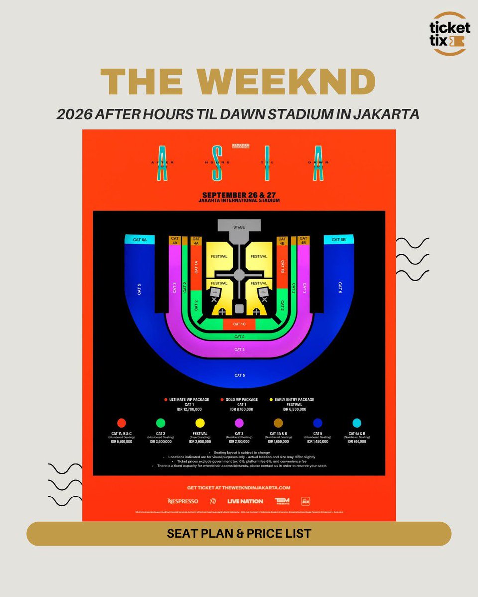 JASTIP TIKET BTS | WESTLIFE | 5 SOS | THE WEEKND tweet media