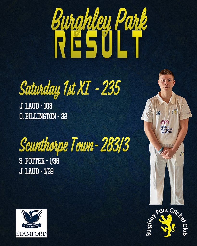 Burghley Park CC tweet media