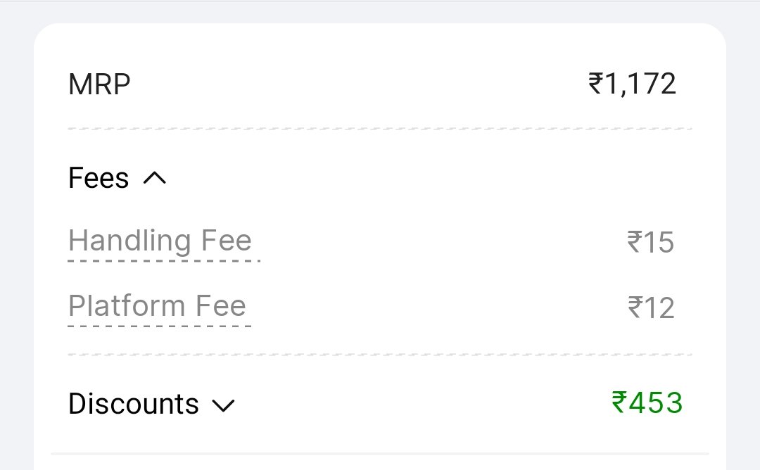 NeeleshBanerjee's tweet photo. On grocery orders, charging both “handling fees” and “platform fees” separately is just not acceptable. Customers shouldn’t have to pay multiple extra charges on every order. @Flipkart should simplify pricing and stop adding unnecessary fees. @flipkartsupport https://t.co/WfpGU1II0Y