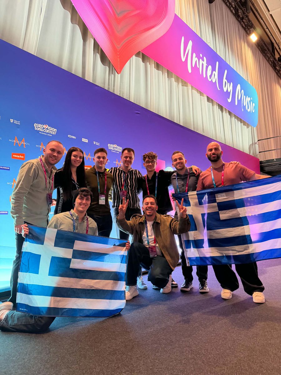 eurovisionfn's tweet photo. We are not just a team, we are a family and we are unstoppable! #Eurovision #Eurovisiongr #Eurovision2026 https://t.co/B7b4Row1Gx
