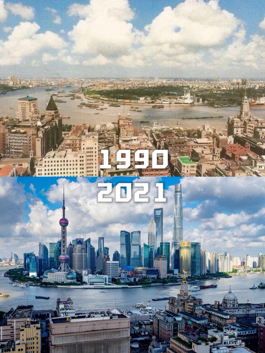 ChinaGate_AR's tweet photo. الغربي الذي لم يرَ الصين منذ 10 أو 15 أو 20 عامًا، لا يفهم ببساطة أن الصين لم تعد المكان الذي زاروه في السابق.

🇨🇳 نحن نسميه "سرعة الصين". 🇨🇳

هذه صورتان لنanchang تبددان بعشرينيات ثلاثة. لكن كل مدينة تحولت الآن. https://t.co/QqIAXo1gwp