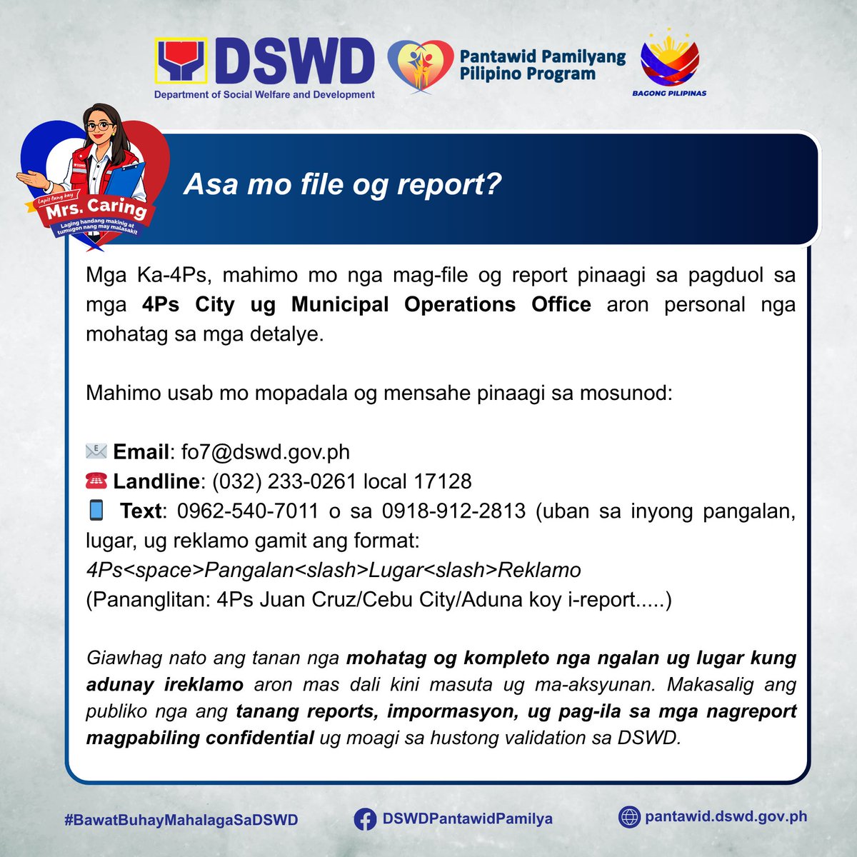 DSWD Field Office 7 - Central Visayas tweet media