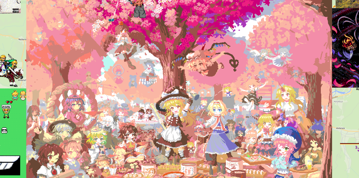 xKarpfen's tweet photo. @02charaice20 Finished recreating your art on wplace!
https://t.co/QNe5rB6rxP https://t.co/LP3eBooF4d