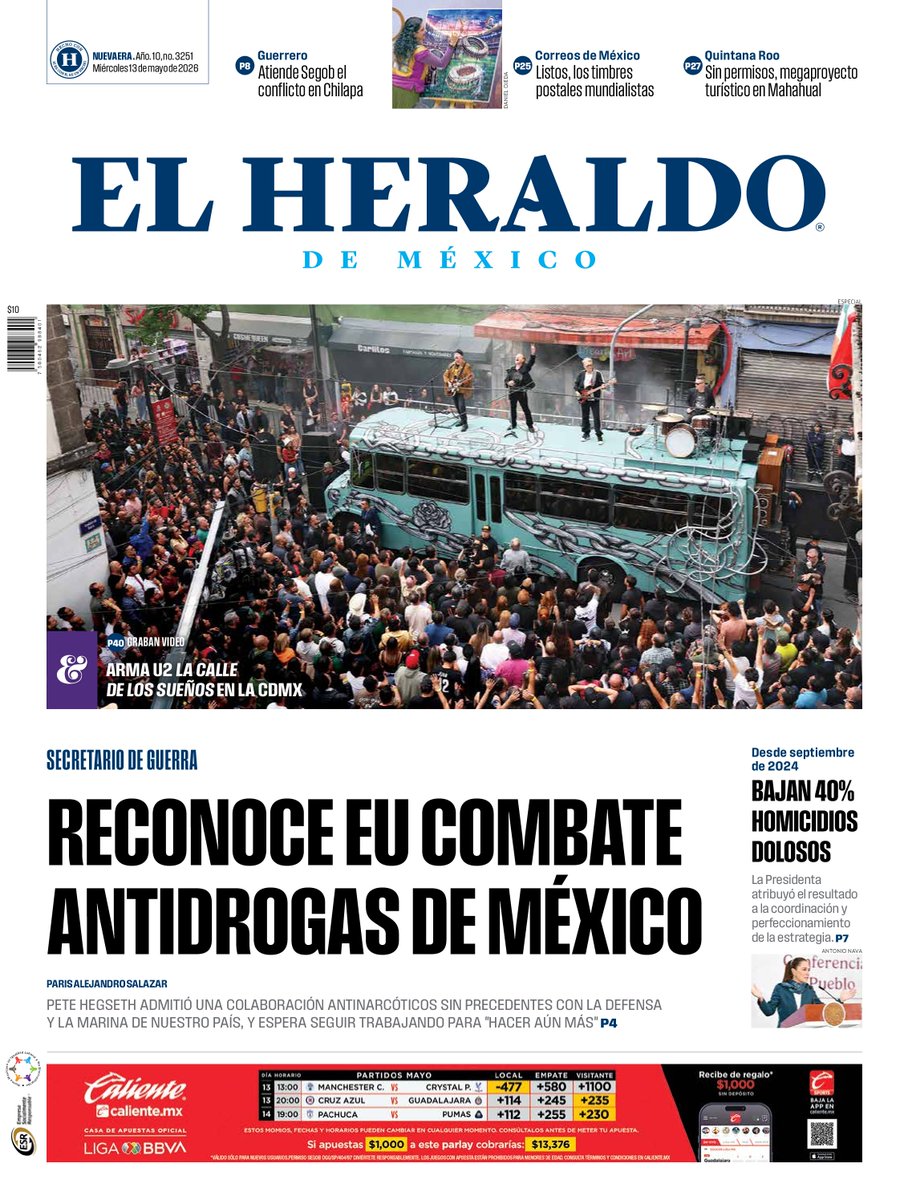 El Heraldo de México tweet media
