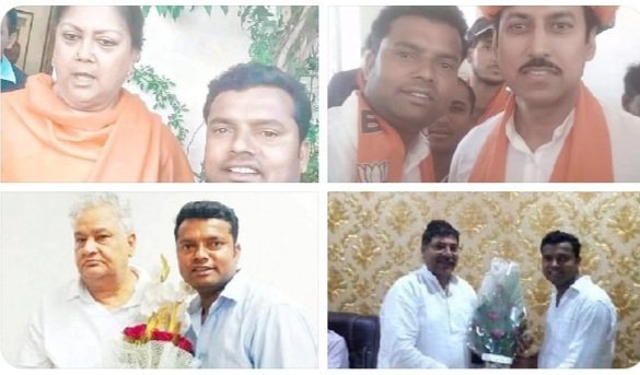CommonBS786OM's tweet photo. NEET पेपर लीक के मामले में हुईं गिरफ्तारी पर आम जनता बोल रही है, पर 

 आईटी सेल चुप है 
मीडिया चुप है 
बीजेपी के नेता चुप हैँ.

क्योंकि पकड़ा गया आरोपी दिनेश बिंवाल और उसका भाई मांगीराम बिंवाल बीजेपी से जुड़े हैँ 

2017 में ये आरोपी व���ुंधरा राजे से मिला 
2019 में ये आरोपी राज्यवर्धन राठौर से मिला 
2023 में ये आरोपी किरोड़ीमल जी से मिला 
2025 में ये आरोपी शिक्षा मंत्री से मिला 

राजस्थान के इस बीजेपी नेता के तार गुरुग्राम के डॉक्टर से मिले हैँ 

जहाँ से इसने 30 लाख में पेपर खरीद कर छात्रों और इनके पेरेंट्स को बेचा 

मात्र 30 लाख रूपये में 30 लाख बच्चों का भविष्य बेच दिया किसी ने.

य�� बात आपको मीडिया और आईटी सेल नहीं बताएगी