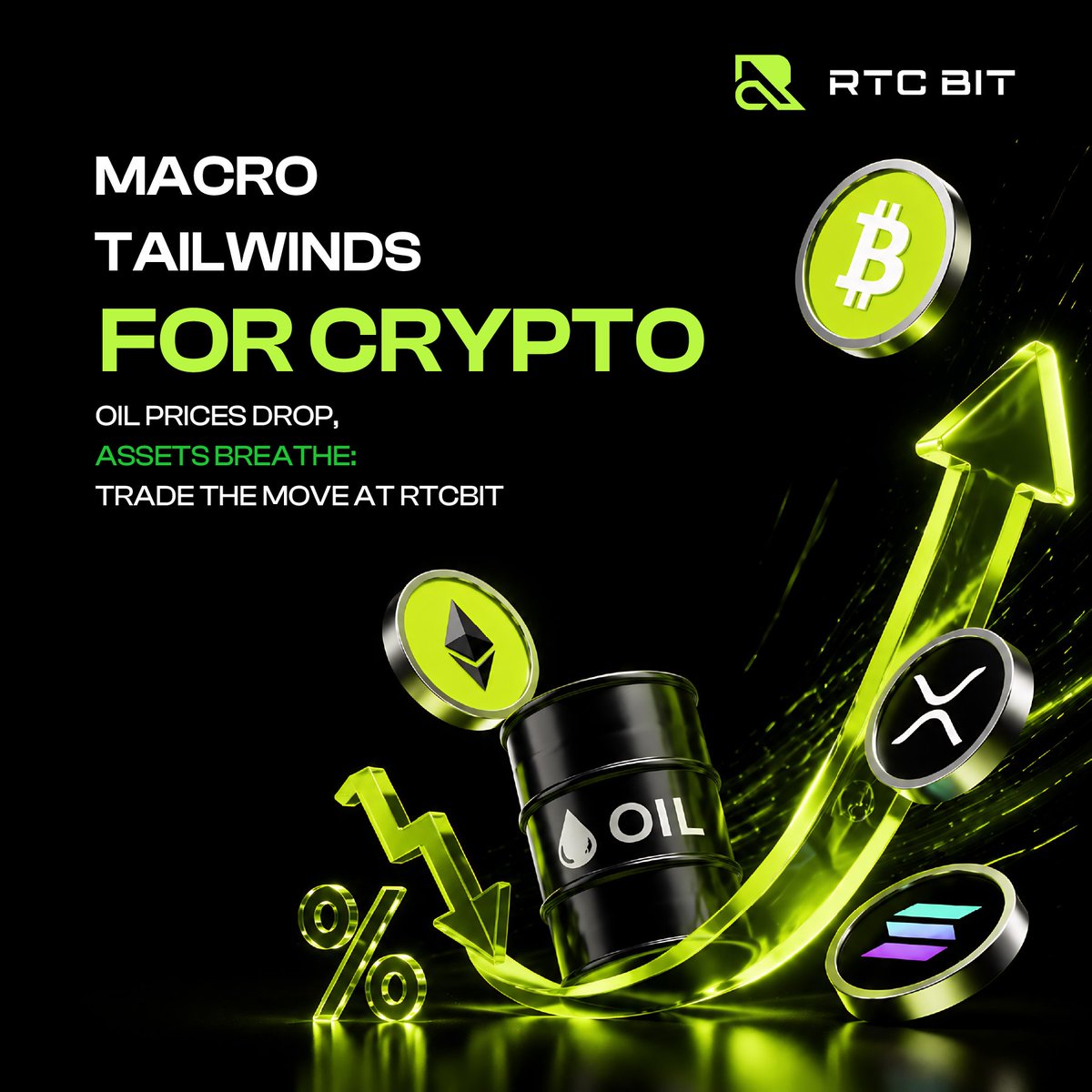 rtcbit's tweet photo. Peace Proposals &amp; Lower Oil

🟢 A significant de-escalation in global tensions has sent crude oil prices lower, easing inflation fears and giving risk assets like Bitcoin room to breathe.💼

https://t.co/TMtChCEtGh

#RTCBIT #MacroFinance 
#CryptoTrading #EconomicOutlook 
#Fintech https://t.co/cQn2ccWBnj