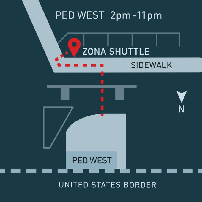 HongKongGC's tweet photo. As soon as you cross the PedEast or PedWest border, our Zona Shuttle will be standing by for a FREE ride to and from tonight's #ChicaVIP! 🚙
Fast • Safe • 100% FREE
Swipe for details! ➡️
🕑 PedEast → 2pm - 2am
🕑 PedWest → 2pm - 11pm 